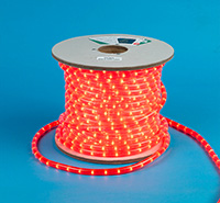 Basic Red Color Bulb Rope Lights