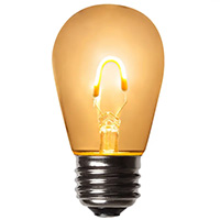 S14 LED Filament Bulbs, E26 Base