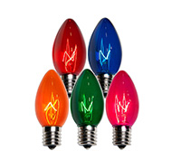 Multi C9 Bulbs, E17 Base